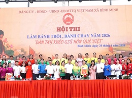 Công đoàn xã Bình Minh tổ chức hội thi 