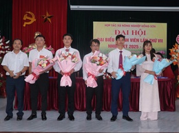 Hợp tác xã nông nghiệp Hồng Sơn tổ chức thành công Đại hội đại biểu thành viên lần thứ VII, nhiệm kỳ 2025-2030