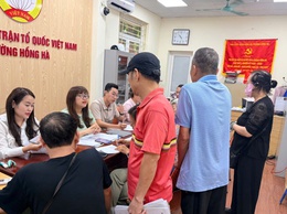 Các tổ công tác tuyên truyền giải phóng mặt bằng cầu Trần Hưng Đạo tiếp tục ra quân trong ngày 20/4