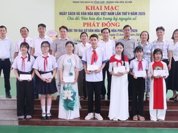 Xã Hoà Phú tổ chức Khai mạc Ngày Sách và Văn hóa đọc Việt Nam lần thứ 5 và Hội thi xếp sách nghệ thuật năm 2026