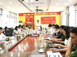 Hòa Lạc tăng cường kỷ cương quản lý đất đai, trật tự xây dựng ngay từ cơ sở