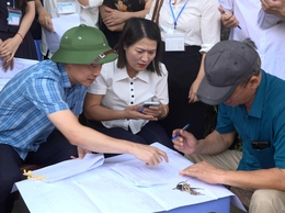 54 hộ gia đình đồng thuận ký biên bản bàn giao mặt bằng dự án nâng cấp, mở rộng Quốc lộ 21B