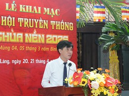 Khai mạc Lễ hội truyền thống Chùa Nền năm 2026:
Khi đạo hiếu 