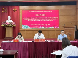 Phường Khương Đình tổ chức Hội nghị đối thoại về dự thảo phương án bồi thường, hỗ trợ, tái định cư dự án đường Vành đai 2,5