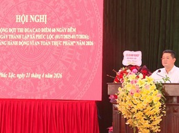 Phúc Lộc: Phát động đợt thi đua cao điểm 60 ngày đêm chào mừng ngày thành lập xã; triển khai 