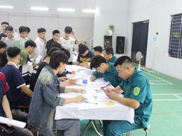 Ban chỉ huy quân sự xã tiếp tục tổ chức đăng ký NVQS, DQTV năm 2026