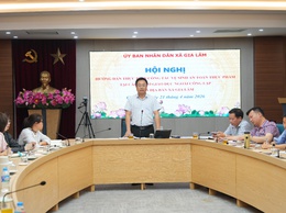 Gia Lâm giao ban công tác vệ sinh an toàn thực phẩm khối trường học ngoài công lập