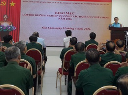 Hội Cựu chiến binh xã Thuận An tập huấn nghiệp vụ công tác Hội năm 2026