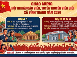 THÔNG BÁO 
Về việc tổ chức Hội thi Báo cáo viên, Tuyên truyền viên giỏi xã Vĩnh Thanh năm 2026