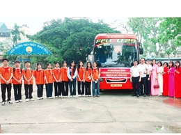 Trường THCS Hợp Thanh thưởng chuyến hành trình về Cố Đô Hoa Lư  cho học sinh giỏi xuất sắc.