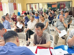 Xã Thượng Phúc tổ chức kiểm đếm phục vụ giải phóng mặt bằng tại thôn Quất Tỉnh