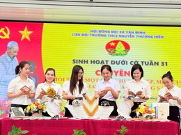 TRƯỜNG THCS NGUYỄN THƯỢNG HIỀN SÔI NỔI HƯỞNG ỨNG NGÀY SÁCH VÀ VĂN HÓA ĐỌC VIỆT NAM 21/4