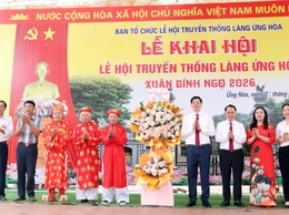 Khai mạc Lễ hội truyền thống Đình làng Ứng Hòa