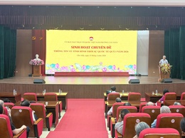 ỦY BAN MTTQ VIỆT NAM PHƯỜNG CẦU GIẤY TỔ CHỨC SINH HOẠT CHUYÊN ĐỀ THÔNG TIN TÌNH HÌNH THỜI SỰ QUỐC TẾ