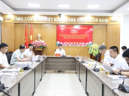 Đồng chí Bí thư Đảng ủy làm việc với UBND phường về tiến độ Giải phóng mặt bằng các dự án trên địa bàn phường Xuân Phương