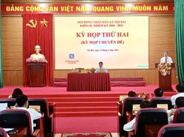 KỲ HỌP CHUYÊN ĐỀ HĐND XÃ NỘI BÀI KHÓA II THÔNG QUA 3 NGHỊ QUYẾT QUAN TRỌNG