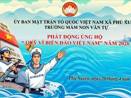 Các trường học trên địa bàn xã Phú Xuyên ủng hộ
Quỹ “Vì biển đảo Việt Nam” năm 2026