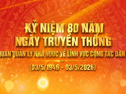 Bài tuyên truyền: Kỷ niệm 80 năm ngày truyền thống cơ quan quản lý nhà nước về lĩnh vực công tác Dân tộc (03/5/1946 - 03/5/2026)