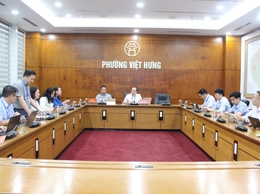 Trung tâm Phục vụ hành chính công Thành phố làm việc với phường Việt Hưng về nâng cao hiệu quả cải cách hành chính