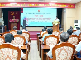 UB MTTQ xã Hoài Đức vận động quỹ Vì biển, đảo Việt Nam và cuộc thi Giữ gìn thôn, tổ dân phố sáng, xanh, sạch, đẹp, an toàn năm 2026