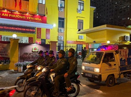 Công an phường Yên Hòa duy trì công tác tuần tra đảm bảo ANTT dịp Lễ 30/4 và 01/5