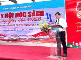 Phường Yên Hòa tổ chức Ngày hội đọc sách năm 2026