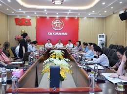 Xuân Mai: Tiếp và làm việc với Sở Du lịch Hà Nội về công tác phối hợp phát triển du lịch trên địa bàn xã Xuân Mai