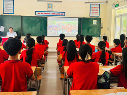 CÁC TRƯỜNG THCS TRÊN ĐỊA BÀN PHƯỜNG CẦU GIẤY THAM DỰ TIẾT HỌC PHÁP LUẬT TRỰC TUYẾN 