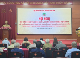 Hội người cao tuổi phường long biên sơ kết công tác quý I, triển khai nhiệm vụ quý II năm 2026