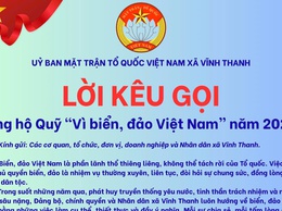 UỶ BAN MẶT TRẬN TỔ QUỐC VIỆT NAM XÃ VĨNH THANH KÊU GỌI ỦNG HỘ QUỸ “VÌ BIỂN, ĐẢO VIỆT NAM” NĂM 2026