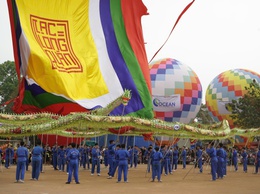 Bình Minh: Tái hiện nét đặc sắc trong lễ hội tưởng nhớ Đức Quốc Tổ Lạc Long Quân