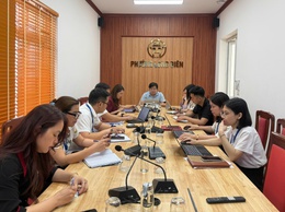 Phường Long Biên giao ban đánh giá bộ chỉ số CCHC trên Cổng Dịch vụ công Quốc gia