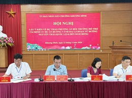 Phường Khương Đình tổ chức Hội nghị đối thoại về dự thảo phương án bồi thường, hỗ trợ, tái định cư dự án đường Vành đai 2,5