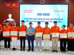 SƠN TÂY TỔNG KẾT CÔNG TÁC HỖ TRỢ CHUYỂN ĐỔI SỐ CỦA SINH VIÊN TRƯỜNG ĐẠI HỌC FPT