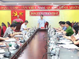 THẠCH THẤT: TẬP TRUNG ĐẨY NHANH TIẾN ĐỘ GIẢI PHÓNG MẶT BẰNG DỰ ÁN CẢI TẠO, NÂNG CẤP ĐƯỜNG TỈNH 420