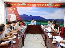 UBND XÃ BA VÌ LÀM VIỆC VỚI CÁC DỰ ÁN CHẬM TIẾN ĐỘ.