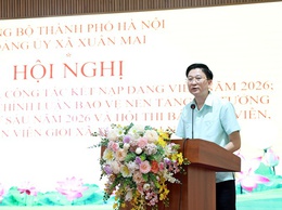 Xuân Mai: Nâng cao trách nhiệm chi bộ trong phát triển Đảng và tham gia các cuộc thi chính trị