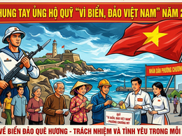 Chung tay ủng hộ Quỹ “Vì biển, đảo Việt Nam” năm 2026