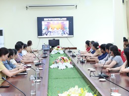 Vân Đình tham gia Hội nghị trực tuyến, quán triệt, phổ biến, tuyên truyền Luật Dân số