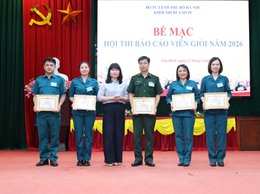 Hội thi Báo cáo viên giỏi Khối thi đua số 20 năm 2026 thành công tốt đẹp