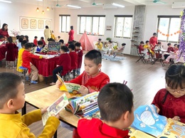 Lan tỏa văn hóa đọc tại các trường học phường Long Biên