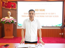 Cơ quan Đảng ủy xã Thuận An giao ban công tác quý I/2026