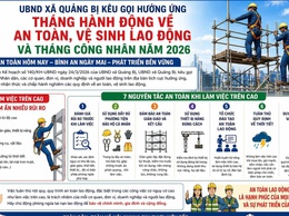 Quảng Bị: Hưởng ứng Tháng hành động về An toàn, vệ sinh lao động và Tháng Công nhân năm 2026