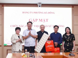 Phường Hà Đông gặp mặt chức sắc, chức việc Công giáo nhân dịp các ngày lễ lớn