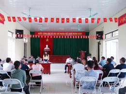 Phường Chương Mỹ tổ chức đối thoại với người dân tổ dân phố Cao Sơn và Sơn Đồng về dự thảo phương án bồi thường, hỗ trợ, tái định cư dự án cải tạo, nâng cấp Quốc lộ 6 đoạn Ba La – Xuân Mai