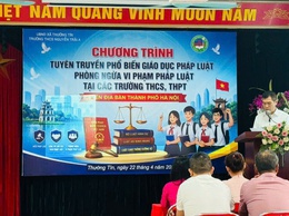 Xã Thường Tín tổ chức tiếp sóng chương trình tuyên truyền pháp luật 