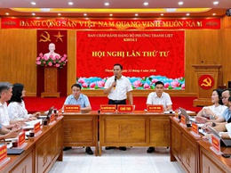 Hội nghị lần thứ Tư – Ban chấp hành Đảng bộ phường Thanh Liệt khoá I thống nhất nhiều nội dung quan trọng