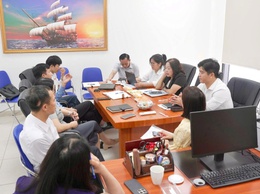 BAN KINH TẾ - NGÂN SÁCH HĐND XÃ THIÊN LỘC KHẢO SÁT CÔNG TÁC QUẢN LÝ, SỬ DỤNG TÀI SẢN CÔNG VÀ CÔNG TÁC THU - CHI TÀI CHÍNH TẠI TRƯỜNG THCS KIM NỖ