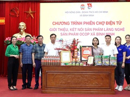 Hội Nông dân xã Bình Minh đẩy mạnh tuyên truyền Cuộc vận động 
