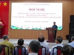 Bát Tràng khảo sát nhu cầu việc làm của người cao tuổi